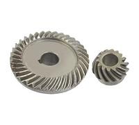 Dormstop Angle Grinder Replacement Part Curved Tooth Cone Wheel Set for LG Silver Metal