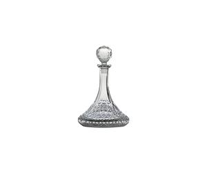 Dornberger - Dorchester Ships Decanter - 950 ml - 24% Lead Crystal - Fully Cut Decanter and Stopper for Wine, Bourbon, Whiskey - Made in Europe