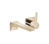Wall Mounted Basin Tap Dornbracht CL.1 2 rosettes 80x80mm Champagne 36860705-47