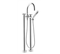 Dornbracht FreeStanding Bath Tap Tara 2 Holes With Shower Trim 220mm Dark Platinum Matt 25943892-99