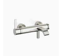 Dornbracht IMO 33200671-06 Single-Lever Bath Mixer Tap for Wall Mounting, Projection 190 mm, Colour: Matte Platinum