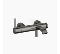 Dornbracht IMO 33200671-99 Single-Lever Bath Mixer Tap for Wall Mounting, Projection 190 mm, Colour: Dark Platinum Matt