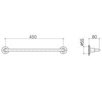 Dornbracht Wall Mounted Towel Rack TARA 83045892-00