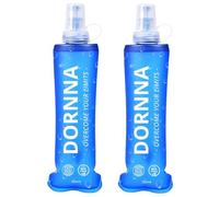DORNNA® - 2X1 Soft Flask, BPA FREE Hydration Bottle for Running, Sports Hydration Bag, Reusable Water Bottle Very Resistant (350ML - 2 Pcs)