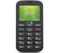 Doro 1380 Unlocked 2G Dual SIM Mobile Phone for Seniors with 2.4" Display, Camera and Assistance Button (Black) [UK and Irish Version] (Black)