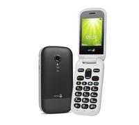 Doro 2404 2G Dual SIM Unlocked Basic Mobile Phone for Seniors with Large Colour Display, Big Buttons and Emergency Button (Black) [UK and Irish Version]