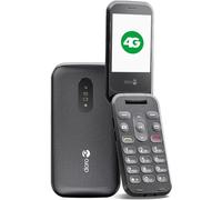Doro 2800 4G unlocked basic mobile phone for seniors with loud and clear sound, large buttons, talking number keys, camera, assistance button and USB C charging lead [UK and Irish version] (Graphite)