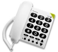 DORO 311C TELEPHONE, CORDED, BIG BUTTON 311C, WHT