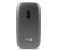 Doro 6030 Unlocked Clamshell Big Button Mobile Phone for Seniors with 2.4" Screen, Emergency Button and Widely Separated High Contrast Keys (Graphite/White)