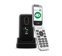 Doro 6880 4G Unlocked Flip Mobile Phone for Seniors with Talking Number Keys, External Display, Assistance Button and Charging Cradle [UK and Irish Version]
