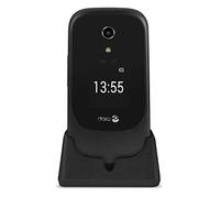 Doro 7060 SIM-Free 4G Mobile Phone for Seniors with GPS Localisation, Audio Boost and Charging Cradle Included (Black/White)