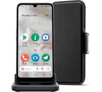 Doro 8100 Plus - 4G Unlocked Smartphone for Seniors - 13MP Triple Camera - Water-resistant Android Phone - 6.1" HD Display - Assistance Button with GPS - Cradle and Wallet Case [UK and Irish Version]