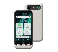 Doro Aurora A10 Basic Smartphone for Elderly People | Simple Smartphone for Seniors with Large Screen, Secure Button Alert Contacts, Hearing Aid Compatible, USB Cable, Bone