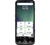 Doro - Aurora A30 Smartphone - Senior Mobile Phone - Easy to Use - Assistance Button with GPS Location - Hearing Aid Compatible - USB Cable Included - Graphite