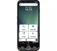 Doro - Aurora A30 Smartphone - Senior Mobile Phone - Easy to Use - Assistance Button with GPS Location - Hearing Aid Compatible - USB Cable Included - Graphite