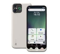 Doro Aurora A30 Basic Smartphone for Elderly People | Simple Smartphone for Seniors with 6.1" Display, Secure Button Alert Contacts, Hearing Aid Compatible, USB Cable, Bone
