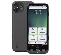 Doro - Aurora A30 Smartphone - Senior Mobile Phone - Easy to Use - Assistance Button with GPS Location - Hearing Aid Compatible - USB Cable Included - Graphite