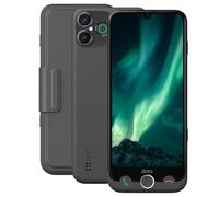 Doro - Aurora A30 Mobile Phone Wallet Case bundle- Senior Smartphone - Easy to Use - Assistance Button - Hearing Aid Compatible USB Cable Included - Graphite