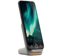 Doro - Aurora A30 Smartphone - Senior Mobile Phone - Easy to Use - Assistance Button with GPS Location - Hearing Aid Compatible - Wireless Charging Stand Included - Graphite