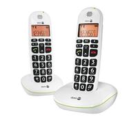 Doro DECT White Big Button Cordless Phone (2 Pack)