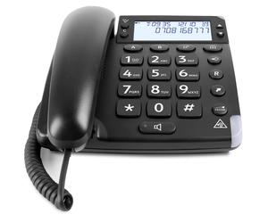 Doro Magna 4000 corded large key telephone with large backlit display.