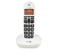 Doro PhoneEasy 100W DECT Cordless Phone with Amplified Sound and Big Buttons, NO Answerphone (Single Set/White) [UK and Irish Version]