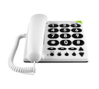 Doro PhoneEasy 311c Big Button Corded Telephone for Seniors (White)