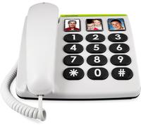 Doro PhoneEasy 331ph Big Button Corded Telephone for Seniors (White)