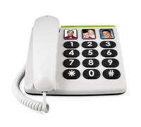Doro PhoneEasy 331ph Big Button Corded Telephone for Seniors (White)