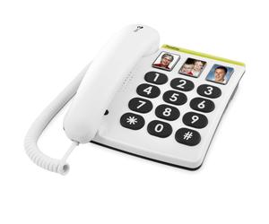 Doro PhoneEasy 331PH Simple corded phone, 3 direct memories with photo keys