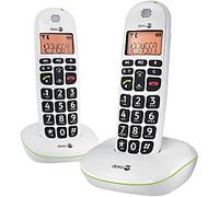 Doro PhoneEasy 100w Duo Cordless Telephone White Twin Handset