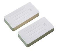 Doromy 100PCS Hair Clip Bow Display Cards Rectangular Clip Collecting Cardboard Kraft Paper Hair Bow Holder Cards for Hair Accessories Displaying Organizing Packaging 2.56 * 5.12Inch