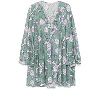 Dorothee Schumacher floral-print crinkled-effect mini dress - Green 0