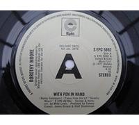 Dorothy Moore - Moore, Dorothy With Pen In Hand 7" Epic SEPC 5892 EX 1977 demo