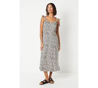 Womens Animal Tie Shoulder Midi Dress Animal 12