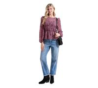 Animal Sheer Yoke Printed Chiffon Shirred Top Dorothy Perkins Animal 16