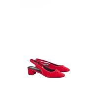 Dorothy Perkins Annie Faux Suede Slingback Block Heel Court Pumps