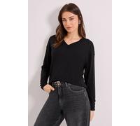 Dorothy Perkins Black V Neck Button Cuff Jumper black XL