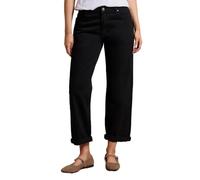 Dorothy Perkins Women's Boyfriends Ankle Grazer Fold Up Jeans in Black | Size: 14 Dorothy Perkins Black 14