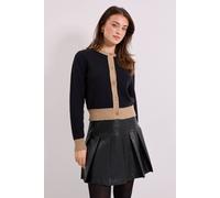 Dorothy Perkins Colour Block Cardigan In Black black XL