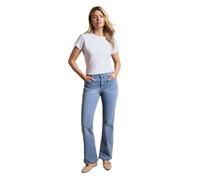 Dorothy Perkins Comfort Stretch Bootcut Jeans, 12, Light Wash