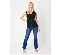 Dorothy Perkins Comfort Stretch Bootcut Jeans In Mid Wash mid wash