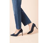 Dorothy Perkins Dash Pointed High Stiletto Heel Court Shoes In Navy navy 8