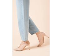 Dorothy Perkins Dash Pointed High Stiletto Heel Court Shoes In Taupe taupe 6