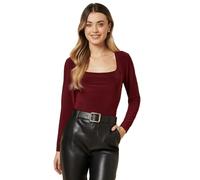 Double Layer Slinky Top Dorothy Perkins Berry XL