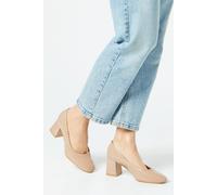 Dorothy Perkins Extra Wide Fit Elise Court Shoes In Beige beige 3