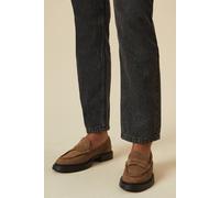 Dorothy Perkins Faith: Barrie Suede Chunky Penny Loafers In Beige beige 3