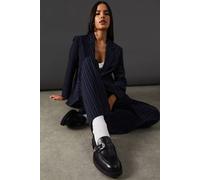 Dorothy Perkins Faith: Betsy Leather Western Buckle Chunky Loafers In True Black true black 6