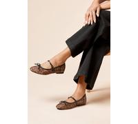Dorothy Perkins Faith: Gracelynn Leopard Mesh Mary Jane Ballet Pumps leopard 3