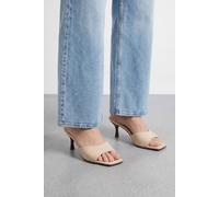 Dorothy Perkins Faith: Mia Faux Suede High Heeled Mules In Beige beige